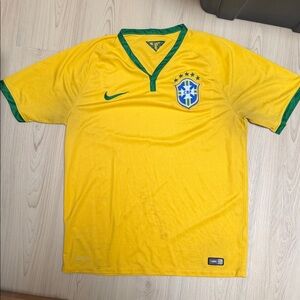 Vintage Nike Brazil Soccer Jersey